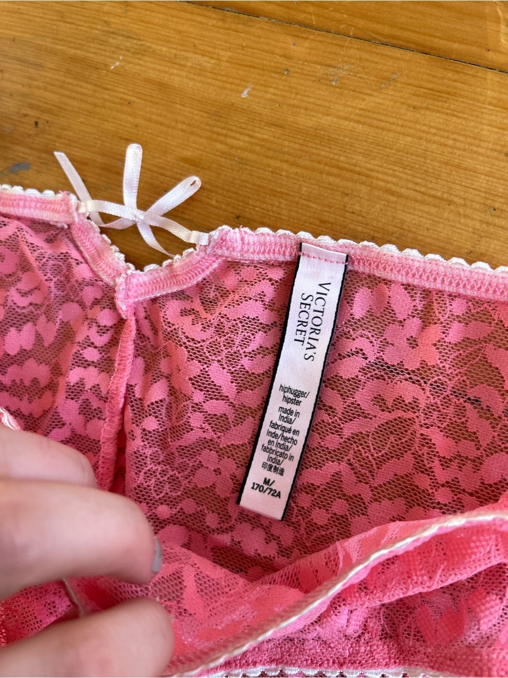 ☀️3/$25 Victoria’s Secret SEXY ILLUSIONS No-show Hiphugger Panty lace set of 2 - Picture 5 of 6